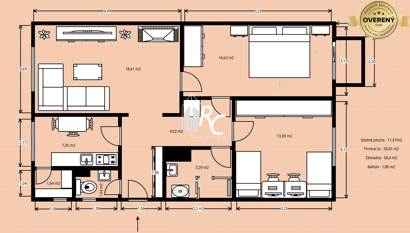 Sale Two bedroom apartment, Two bedroom apartment, J. Martáka, Martin,