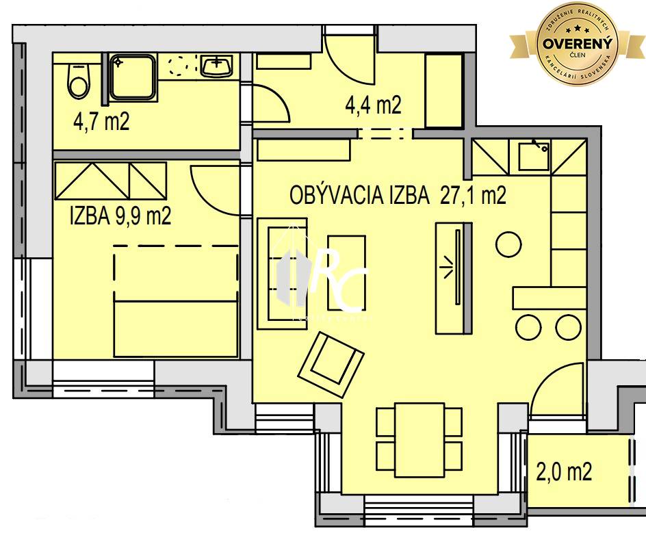 Sale One bedroom apartment, One bedroom apartment, Martin, Slovakia