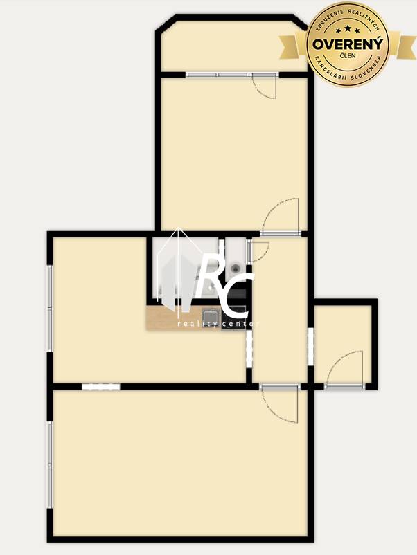 Sale One bedroom apartment, One bedroom apartment, Slobody, Turčianske