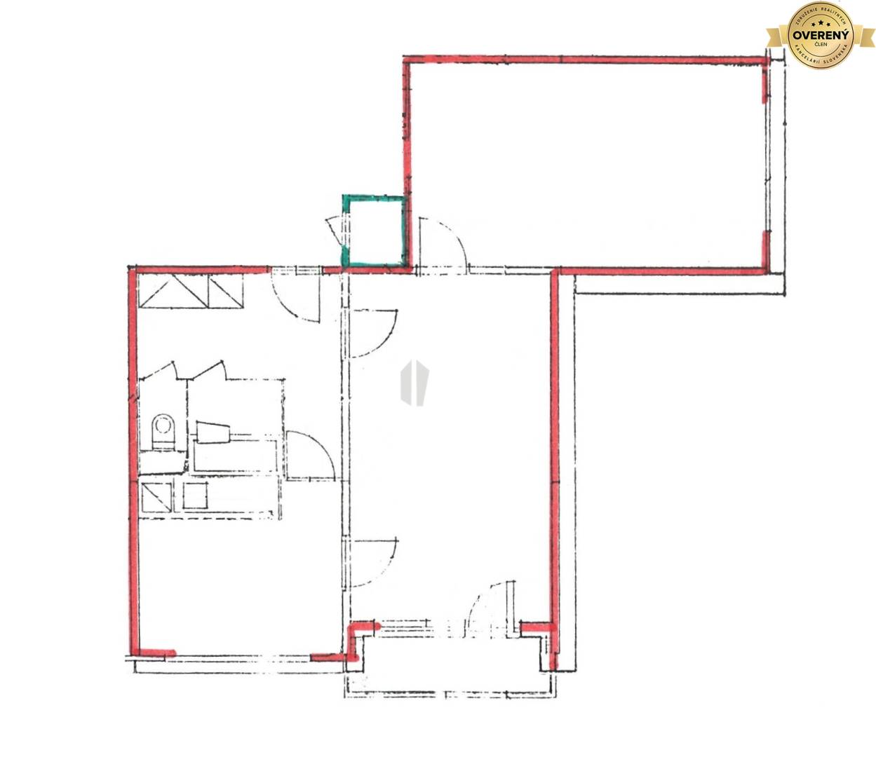 Sale One bedroom apartment, One bedroom apartment, Jilemnického, Marti