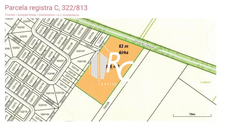 Sale Land plots - commercial, Land plots - commercial, Podháj, Dunajsk